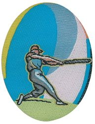 Športové nažehľovacie etikety - baseball